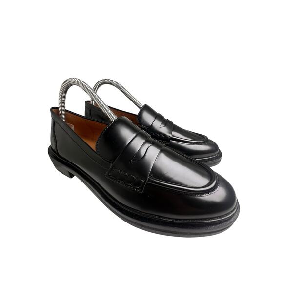 Madewell The Vernon Loafer True Black Sz 8.5 Worn 1X Preppy Career Academia Chic - Picture 3 of 16